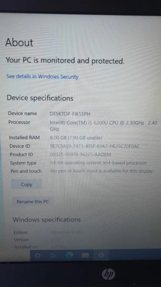 HP ProBook 440 G3 | i5 6th generation | 8 GB ram