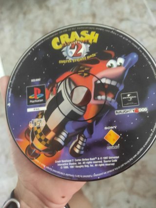Crash Bandicoot 2 PS1 Disco Gioco