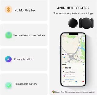 Rastreador GPS Magnético Apple/Android