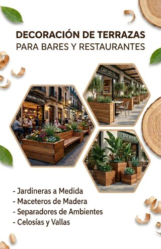 DECORACIÓN DE TERRAZAS DE BARES Y RESTAURANTES