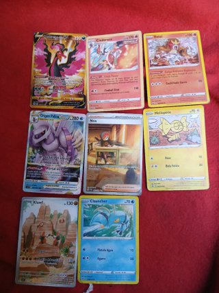 Lote Cartas Pokémon Palkia, Klawf, Clauncher