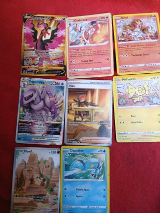 Lote Cartas Pokémon Palkia, Klawf, Clauncher