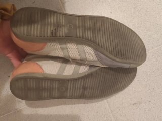 Zapatillas deportivas mujer grises y blancas