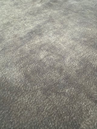 Sofá de tela gris de dos piezas