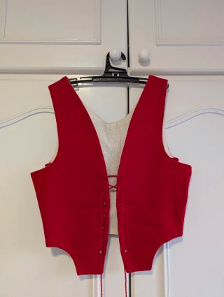 Traje de maga Mujer de Lanzarote: Falda y Chaleco.