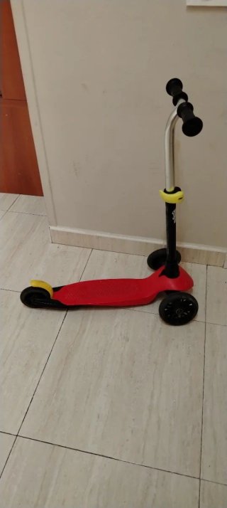 Patinete infantil 3 ruedas rojo