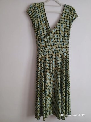 Vestido midi estampado
