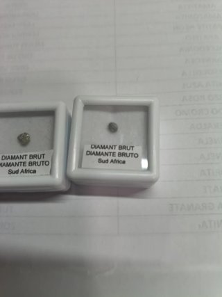 2 Diamanti Grezzi Sudafrica Minerali