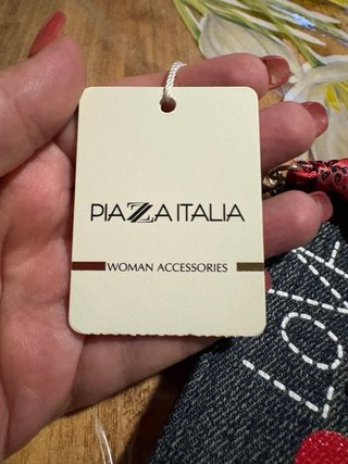 Portafogli denim con borchie e cuori Piazza Italia