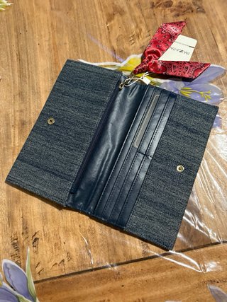 Portafogli denim con borchie e cuori Piazza Italia