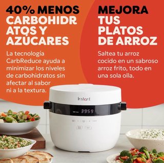 Olla Arrocera Instant Blanca