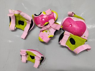 Kit Patines Niñas Rosa y Protecciones