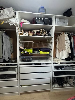 Armario vestidor PAX Ikea blanco