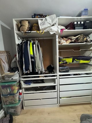 Armario vestidor PAX Ikea blanco