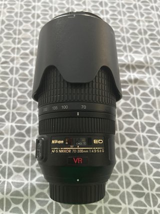 Nikon D610 + objetivo 70-300 AFS VR