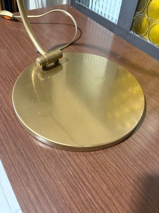 Lampada da tavolo oro anni '50