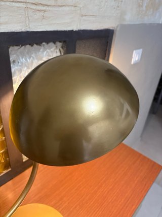 Lampada da tavolo oro anni '50