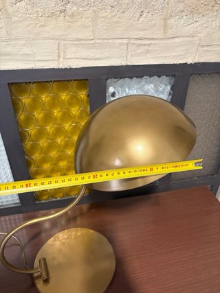 Lampada da tavolo oro anni '50