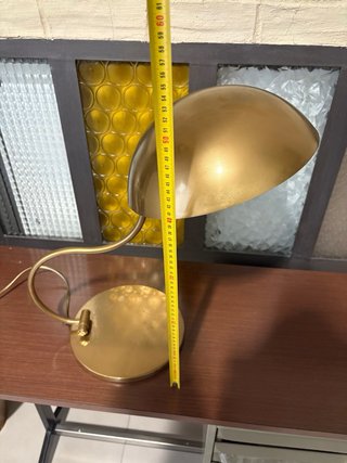 Lampada da tavolo oro anni '50