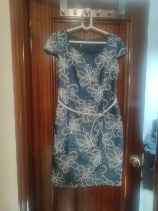 Vestido CLOCHE floral talla 44
