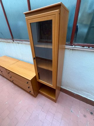 Mueble modular salón madera