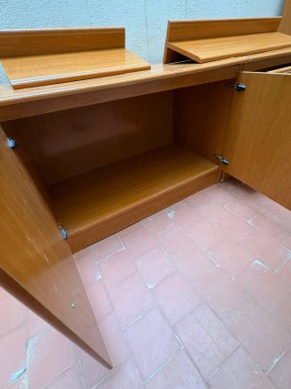 Mueble modular salón madera