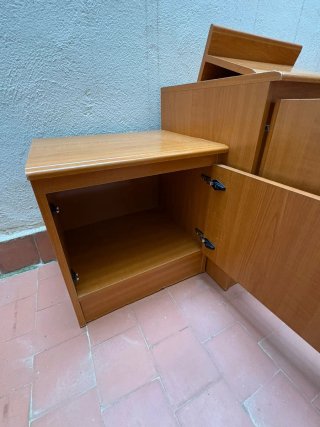 Mueble modular salón madera