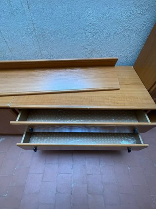 Mueble modular salón madera