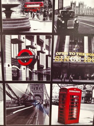 Cuadro Decorativo Londres Tela