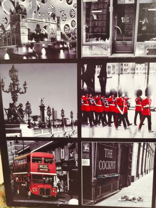 Cuadro Decorativo Londres Tela