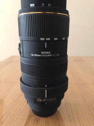 SIGMA 50-500mm APO HSM + KIT CANON EOS COMPLETO