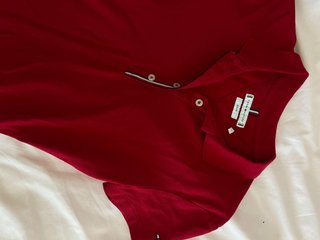 Polo Tommy Hilfiger Mujer Talla S Rojo