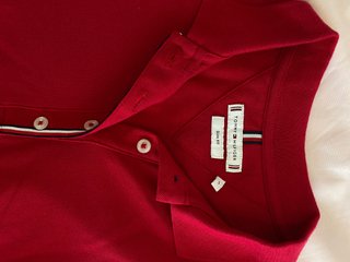 Polo Tommy Hilfiger Mujer Talla S Rojo