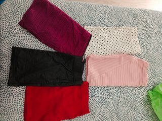 Lote 5 Mini Faldas Talla M de Bershka y Pull and B