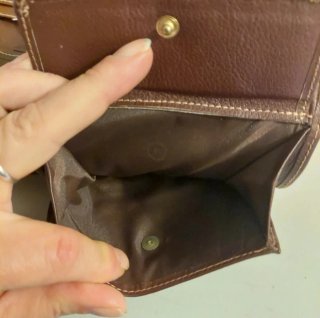 Cartera grande de cuero