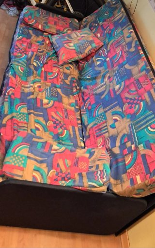 Sofá-cama tela multicolor