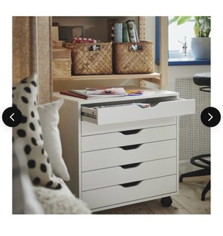 Cajonera Alex IKEA Blanca