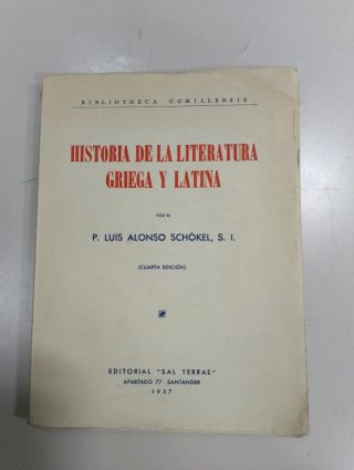 Historia de la literatura griega y latina