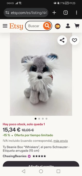 PELUCHE - TY WHISKERS