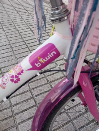 Bicicleta infantil niña rosa