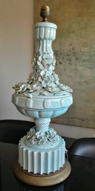 Lámpara cerámica vintage Manises