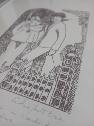 Litografia Originale Caroline Yeats Brown-N.50/99