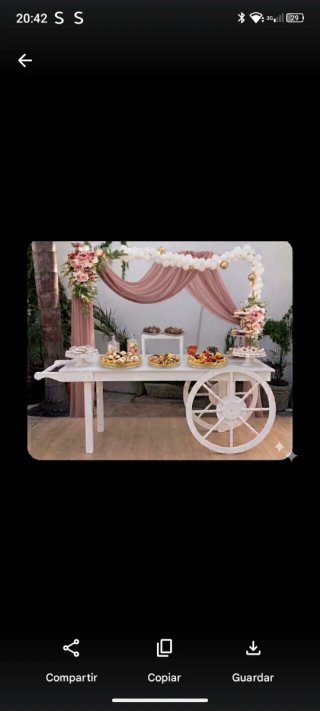 Tavolo Candy Bar Bianco in Affitto