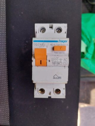 Diferencial Hager 40A 30mA CD 748V