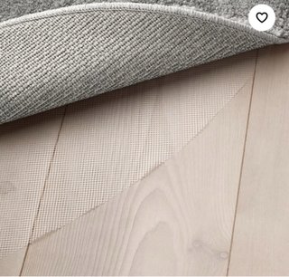 Tappeto rotondo grigio 130 cm di diametro Pulito in tintoria