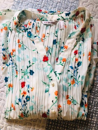 Blusa Punt Roma flores XL