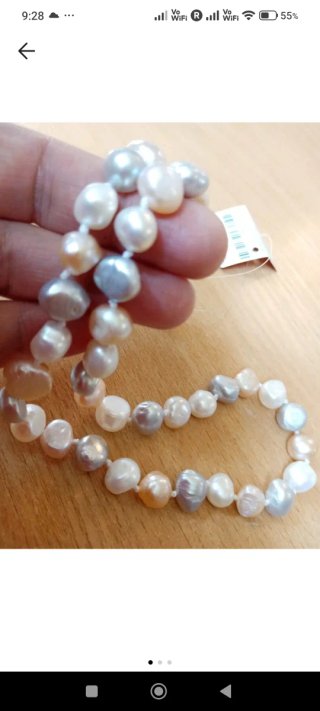 Collar Perlas Naturales Cultivadas Agua Dulce