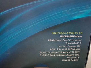 Intel NUC8I3BEH2 Mini PC