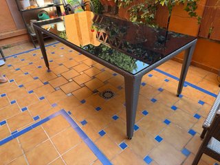 Mesa Terraza y Jardín con 6 Sillas