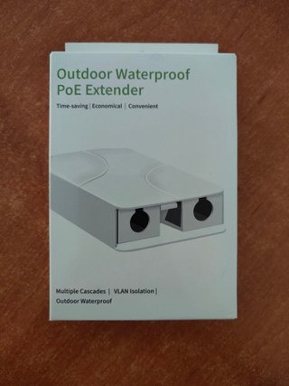 YuLinca Extensor PoE Gigabit 4 Puertos Impermeable